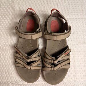 Teva Tirra Root Light Multi Colored Sandals Womens Size 8 Outdoor EUC